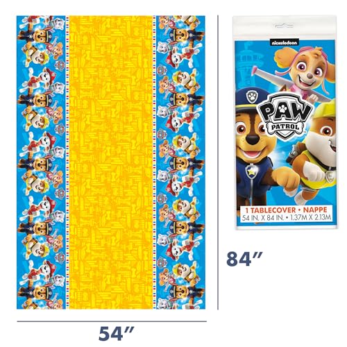Paw Patrol Tablecloth 3-Pack - 54 x 84 in Party Decorations Official Licensed