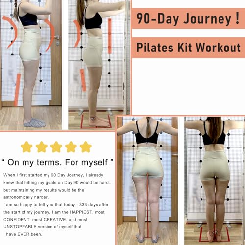 Pilates Ring Kit with Adjustable Weights & Resistance Bands - Beige