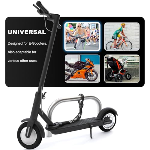 Mezelon Black 8mm Electric Scooter Chain Lock Anti-Theft Security