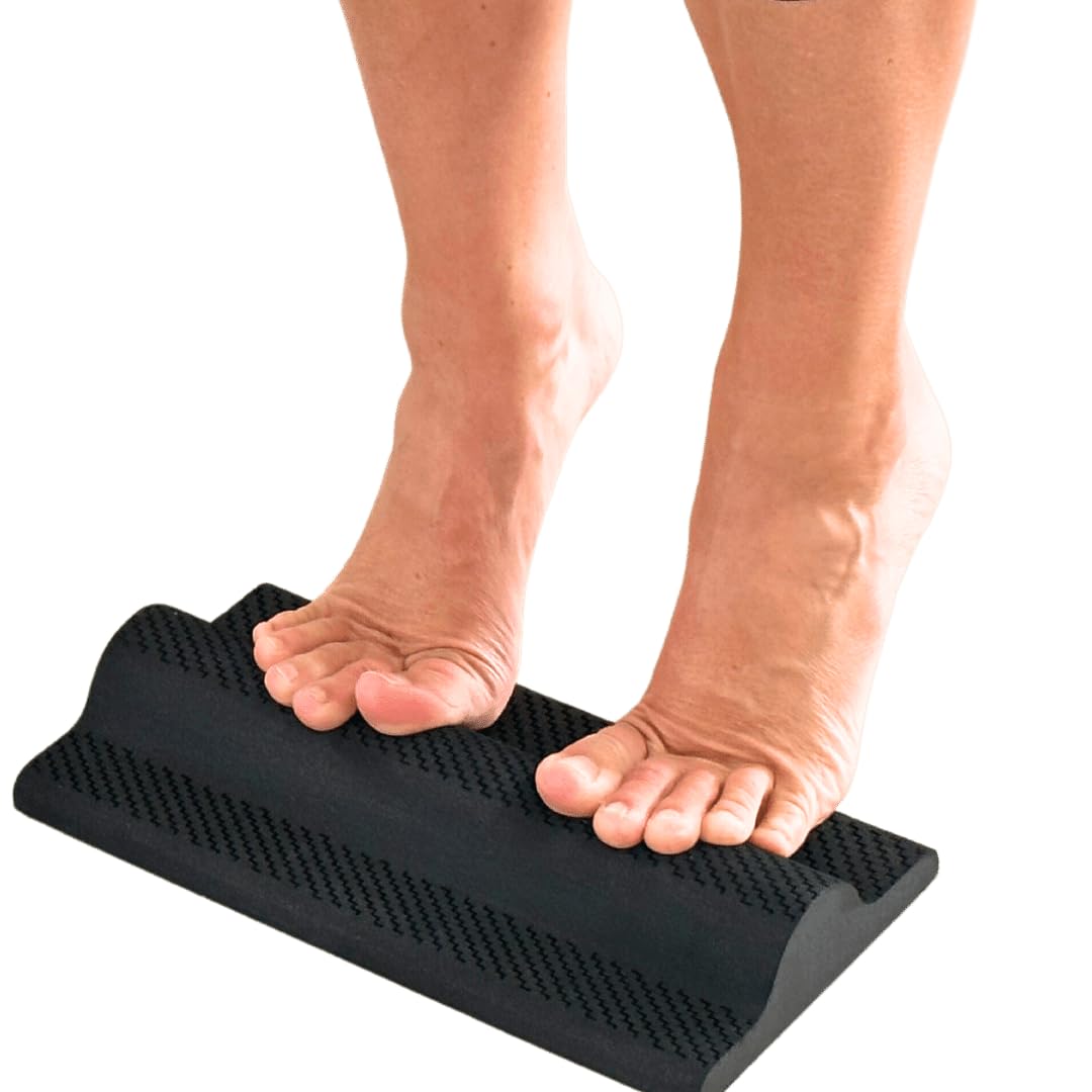 Fasciitis Fighter ROUND 2 -Targeted Plantar Fasciitis and Heel Pain Relief, Foot and Arch Strengthening and Stretching Tool for Tight Calf and Arch. High Density EVA foam.