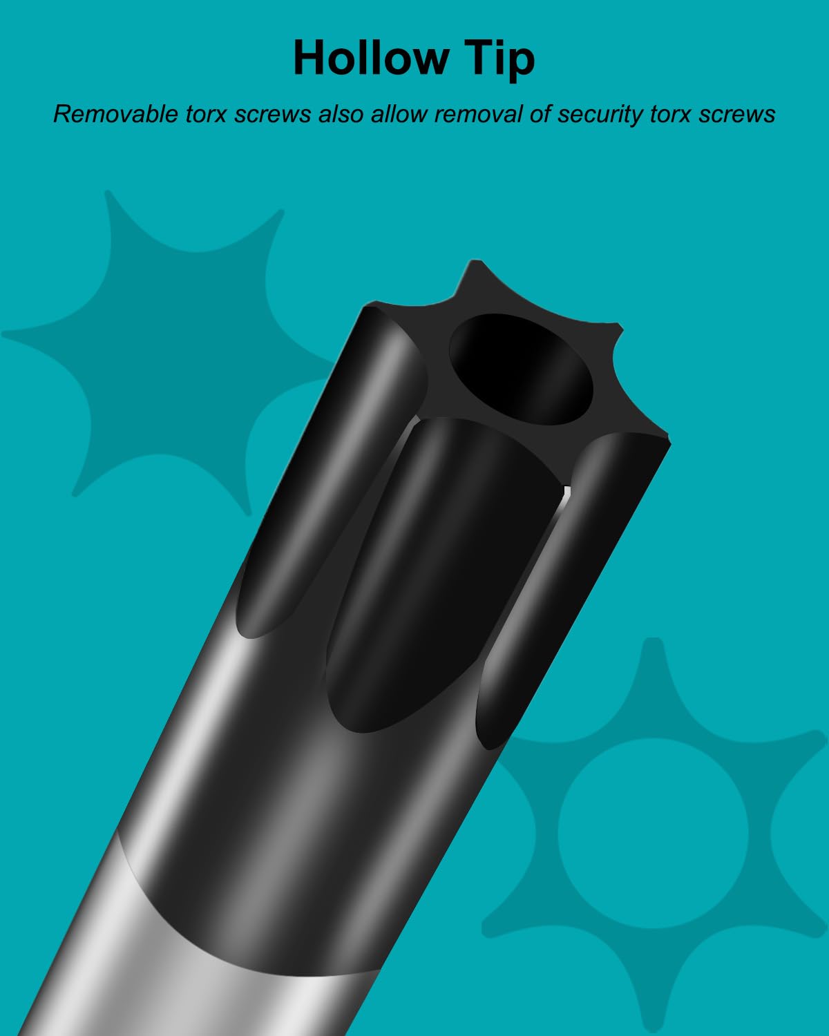 Tcwous Torx Screwdriver Set, 6-Piece Small Star Screwdriver Set with T5, T6, T7, T8, T9, T10 Mini Security Torx Screwdrivers, Professional Non-Slip Cushion Grip Magnetic Screw Driver Set Kit (Green)