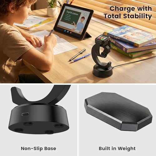 Cosmo JrTrack 5/4/3 Smart Watch Charger Stand - Magnetic Dock & Secure Base