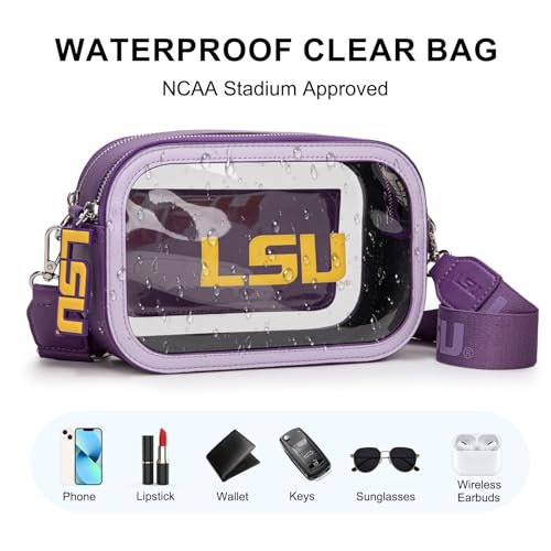 Clear Stadium Bag - Approved Crossbody for Concerts & Events