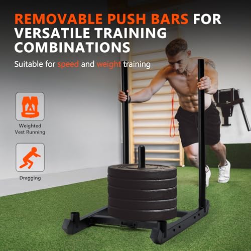 Weight Training Pull Sled - Steel Power Sled for Speed Training - Standard Version