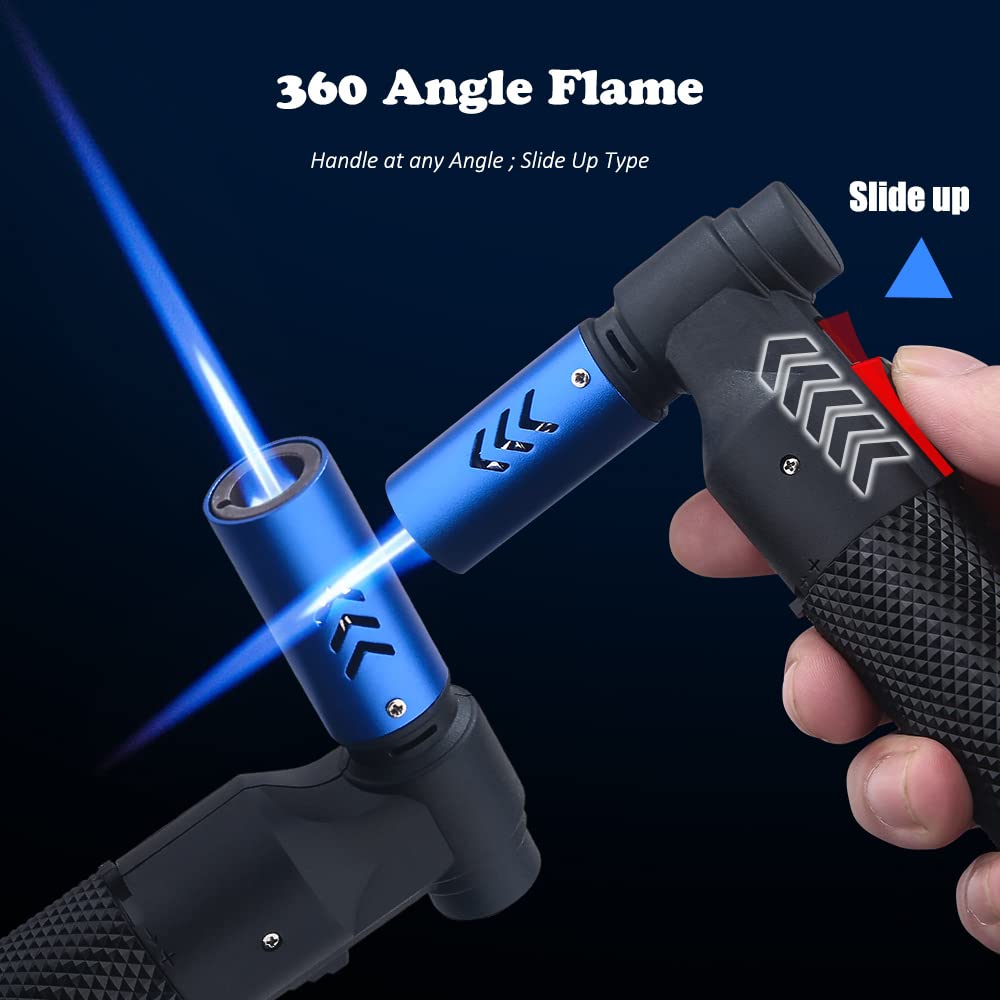 HONEST Lighter Butane refillable lighters Home Use (Black&black)