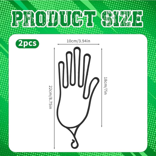 2-Pack Golf Glove Holder - Universal Hanger for Drying & Shaping
