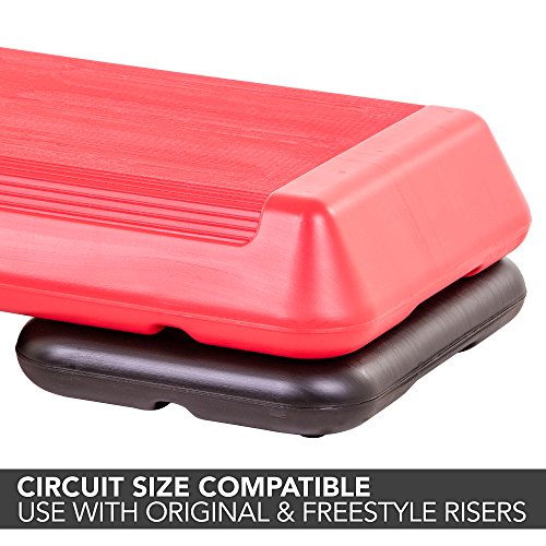 Aerobic Step Risers – Durable Black Freestyle Circuit Size