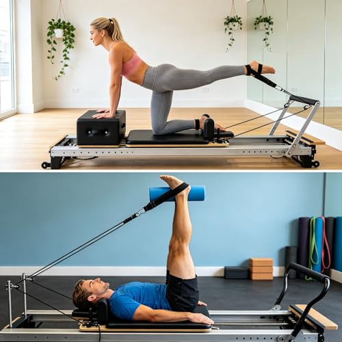 Durable Pilates Reformer Pull Ropes - 9-Foot Replacement Straps (2 Pack)