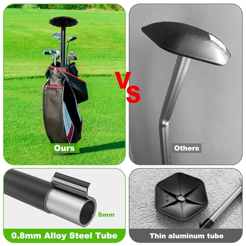 Adjustable Golf Travel Support Pole - Alloy Steel Telescopic Rod for Club Protection