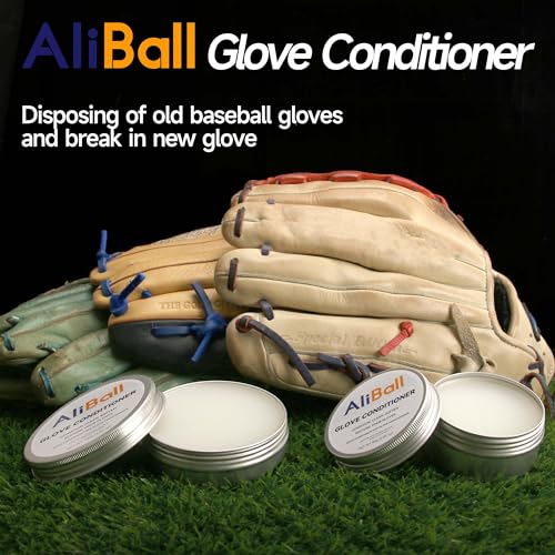 Baseball Glove Conditioner Cream - 2.82 Ounces, Natural Leather Care