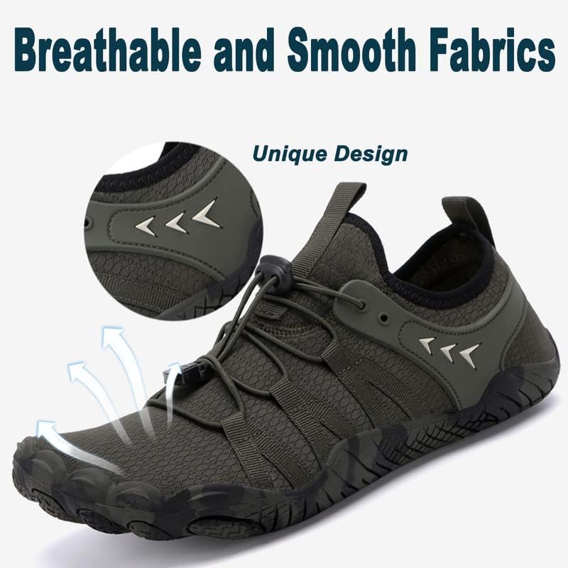 Skiennix Water Shoes - Quick-Dry Barefoot Aqua Shoes for Men & Women | Ideal for Beach, Pool, and River Activities