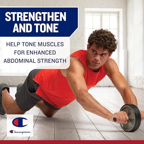 Ab Roller Wheel with Dual Non-Skid Wheels - Lightweight Core Trainer