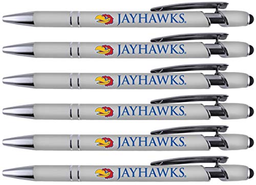 Comfort Coated Metal Ballpoint Pen Set - 6 Pack