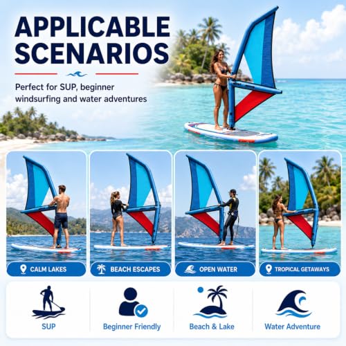 Inflatable Surfing Wing Sail - 3.2㎡ for Water Activities