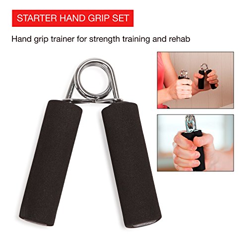 Adjustable Hand Grip Strengthener - Pair with Foam Handles