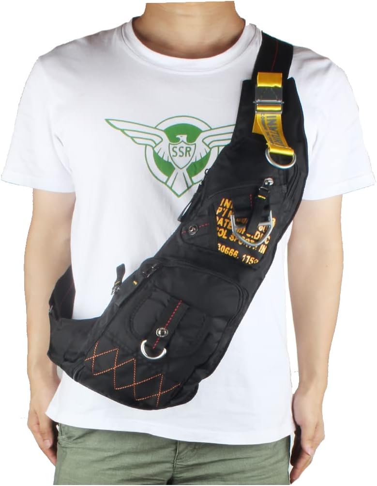 Skiennix Nylon Sling Chest Bag - Versatile Daypack for Travel & Gym | Lightweight & Stylish