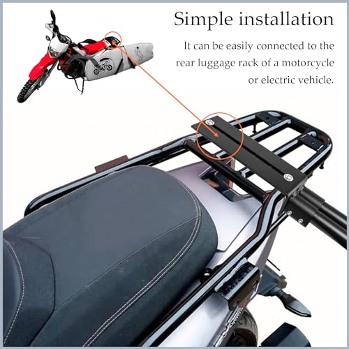 Aluminum Motorcycle Surfboard Rack - Quick-Install Cargo Holder
