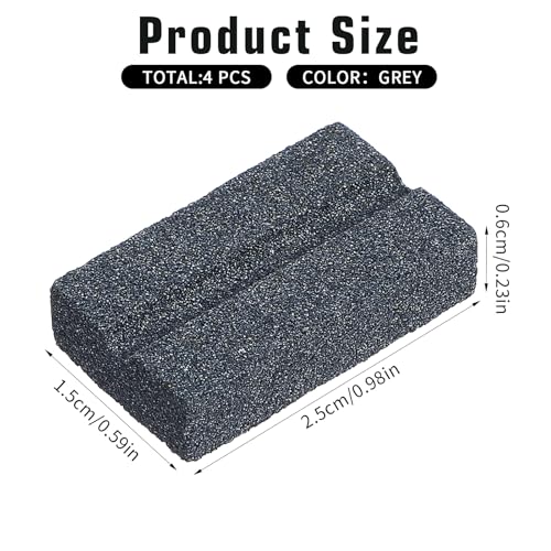 Dart Sharpener Stone - 4 Pack V-Sharp Tool for Steel Tip Darts