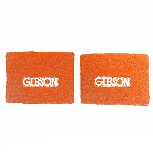 Gibson Athletic Gymnastics Wristbands (Set of 2), Orange