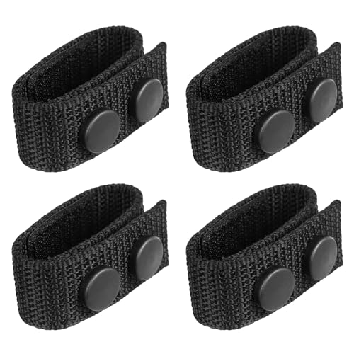 Duty Belt Keepers - 4 Pack 1680D Nylon Tactical Belt Accessories, 2¼-Inch