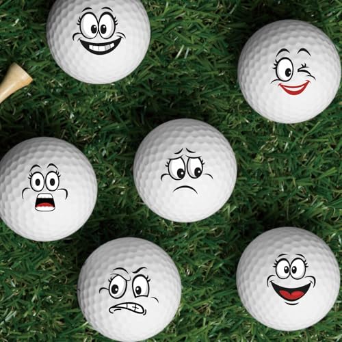 Creative Golf Ball Marking Stickers - Funny Expressions