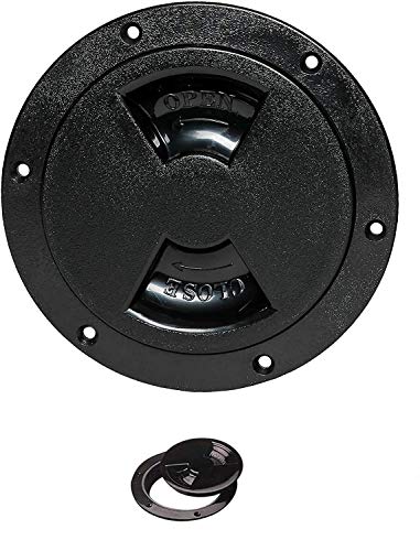 4-Inch Marine Deck Plate - Durable Nylon Kayak Access Hatch