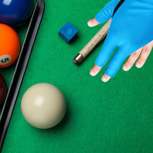 3-Finger Pool Glove for Left Hand - Breathable Non-Slip Billiard Glove