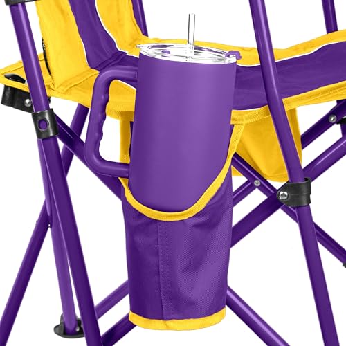 NFL Minnesota Vikings Folding Chair - Steel Frame with Cup Holders