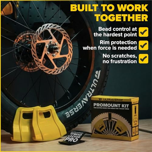 Ultraverse Bike Bead Holder & Rim Protector Kit for Dirt Bikes & Motorcycles