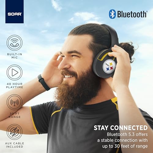 Active Noise Cancelling Over-Ear Headphones with Bluetooth 5.3