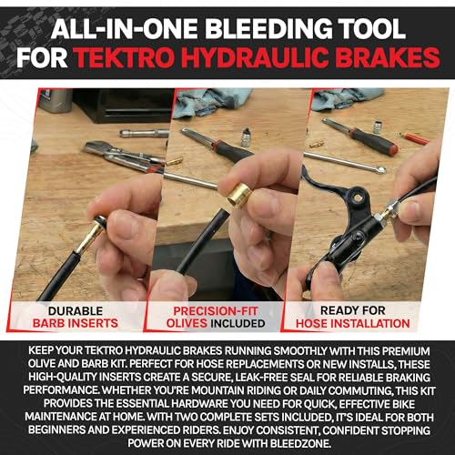 Tektro Barb and Olive Kit 5.5mm - Olive Insert Set for Hydraulic Brakes