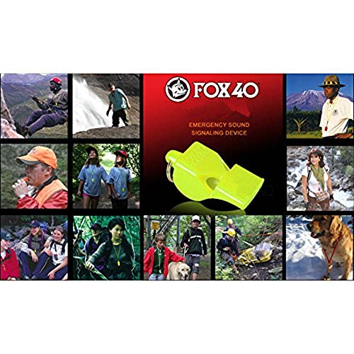 Fox 40 Classic Whistle with Lanyard - Safety Alert Pink