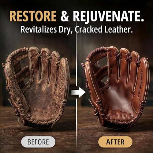 Eagle Baseball Glove Oil Conditioner with Applicator Cloth - Leather Softener & Break-In Treatment 250mL