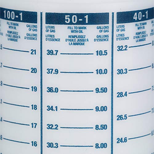 Wide-Mouth Marine Fuel and Oil Mixing Container - 1 Quart