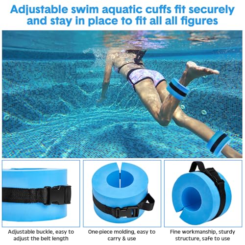 Water Aerobics Equipment Set - 5 Pcs Blue Pool Exercise Gear