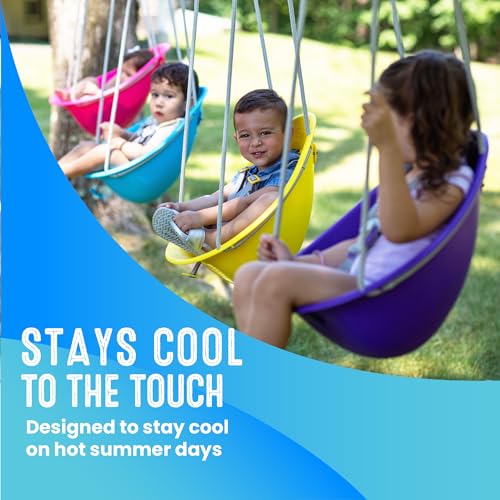 Coconut Toddler Swing with 3-Point Safety Harness - Indoor/Outdoor Use