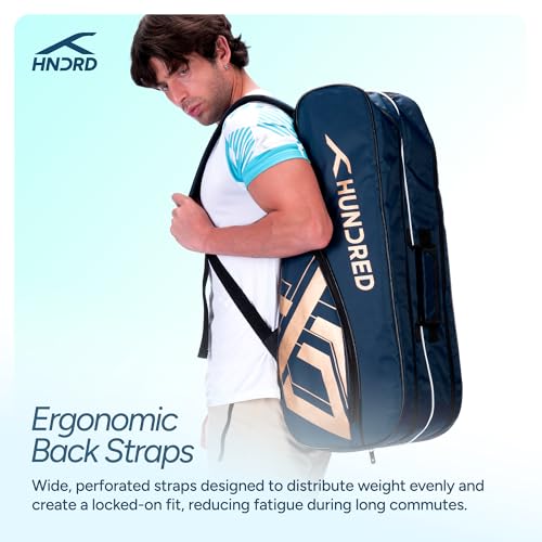 HUNDRED CosmoGear Max Kit Bag Black-Royal Blue with Climate-Control Compartments