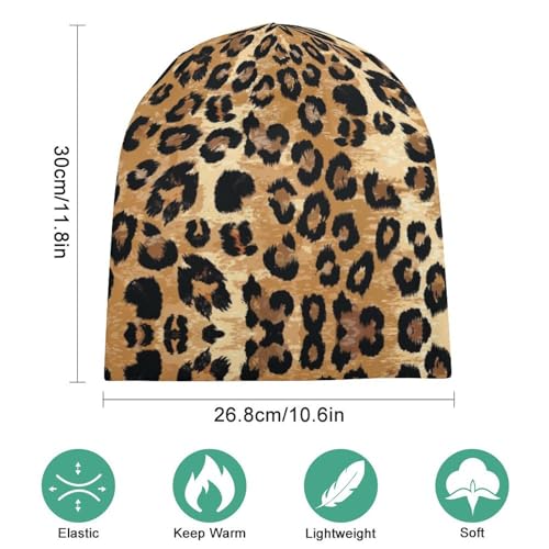 Chemo Headwear Beanie - Slouchy Cap for Women - Yellow & Black