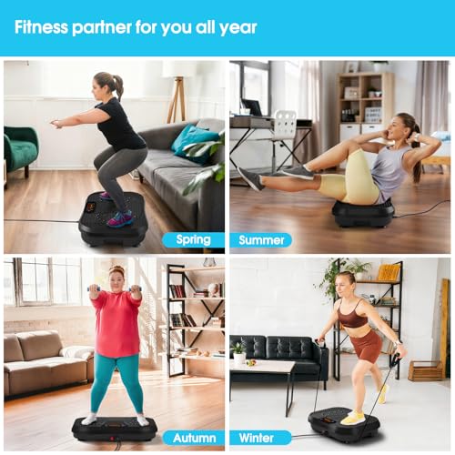Vibration Plate Exercise Machine for Lymphatic Drainage & Fitness