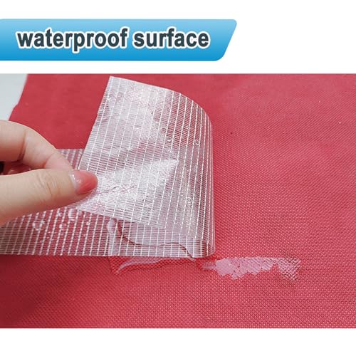 RV Awning Repair Tape for Canvas and Boat Covers,Tear Repair Patch Kit, Tent Repair Tape for Tarp, RV Awning,Sail Tape etc,Heavy Duty and Waterproof,3.15 inch x 39 FT