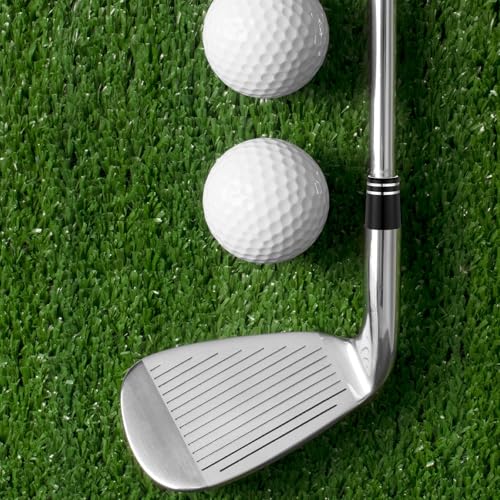 10 Pcs Golf Iron Ferrules - Black with Double Silver Ring