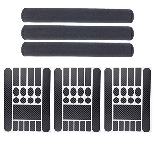 3 Pack Bike Frame Chain Protective Guard Pads & Decals