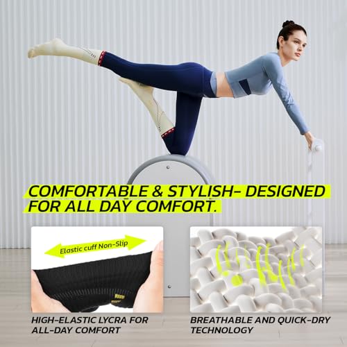 Graduated Compression Socks for Women - 15-20 mmHg, Blush Forest, 2 Pack