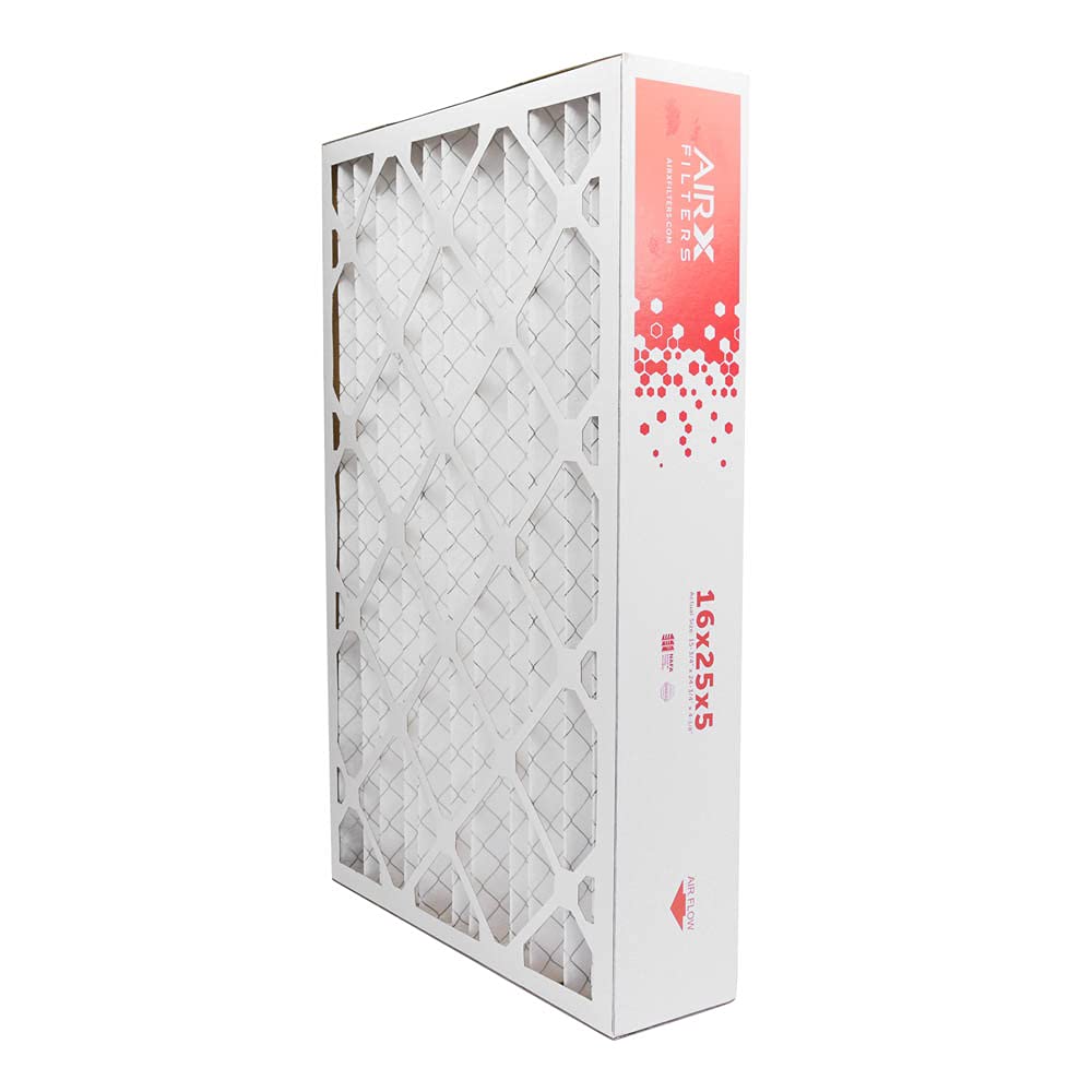 AIRx Filters 16x25x5 MERV 13 HVAC AC Furnace Air Filter Replacement for Honeywell FC100A1029 CF200A1008 CF200D1625, Health 2-Pack, Made in the USA