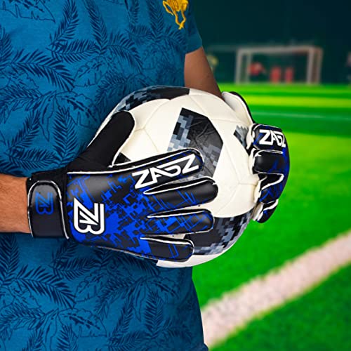 Youth Goalkeeper Gloves with Extra Grip - Blue