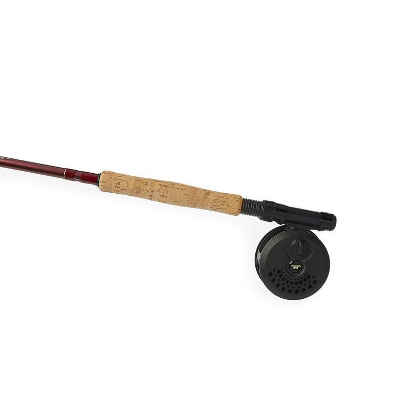 Pflueger 8' Fly Kit Rod and Reel Combo, 3-Piece Graphite Rod, Size 44322 Reel, Lightweight and Corrosion-Resistant, Right/Left Handle Position