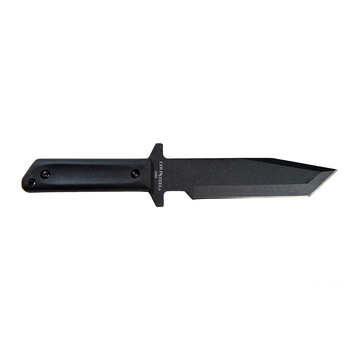 Cold Steel G.I. Tanto 7" Durable 1055 Carbon Steel Fixed Blade Tactical Outdoor Throwing Knife, 5" Handle w/ Polypropylene Scales, Integral Quillon Guard, Resistant Secure-Ex Sheath