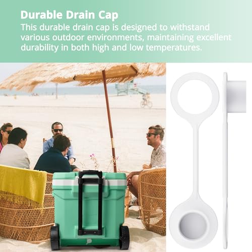 Drain Plug Caps for Igloo Coolers - 2 Pack, Durable ABS
