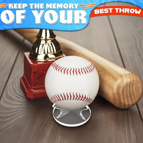Baseball Holder Stand - Clear Acrylic Small Ball Display