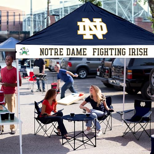 9x9 Foot Tailgating Canopy Tent - Vented Roof, Adjustable Height